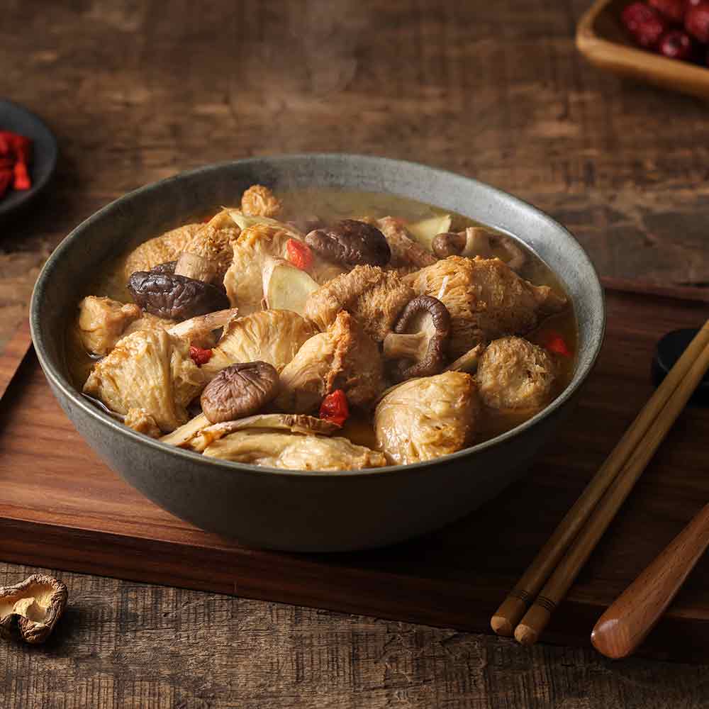 Veg. Sesame Oil Mushroom Soup麻油猴頭菇