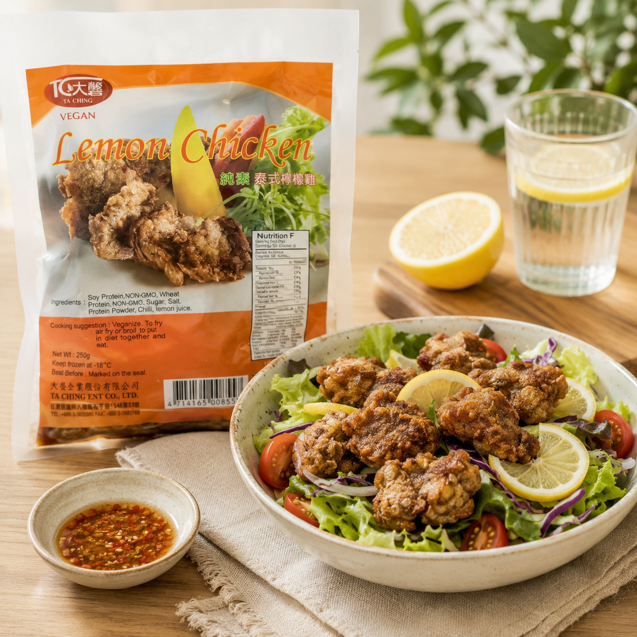 Vegan Lemon Chicken (Thai Flavor)泰式檸檬雞