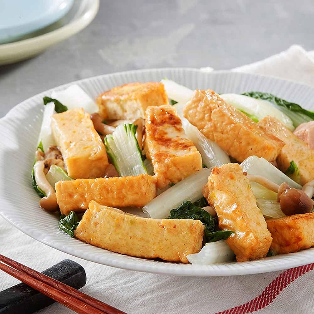 Fried Vegetable Q-Tofu Slices野菜百頁豆腐