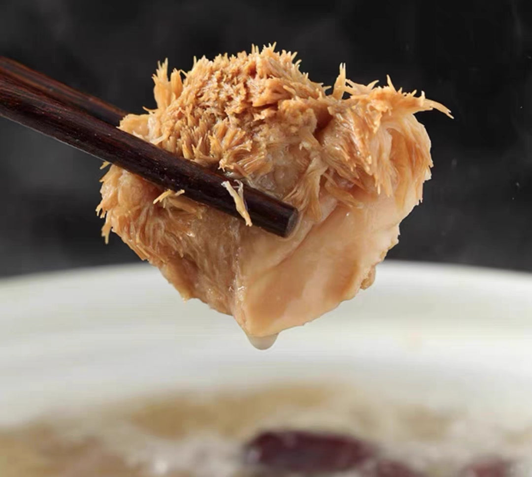 Vegan Golden Lion's Mane Mushroom Chunks原味猴菇塊
