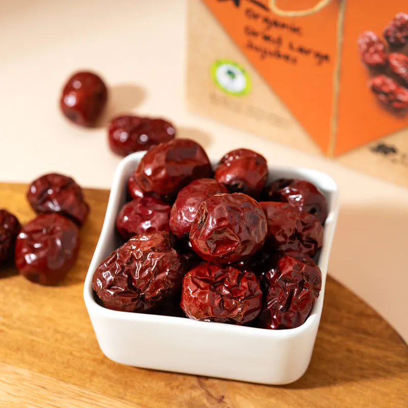 Organic Dried Large Jujubes 有機大紅棗